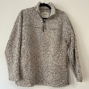 Dylan Boutique Fleece, soft grey/brown design